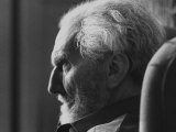 Buy Poet Ezra Pound, 95, Relaxing in Wing Chair in Apt at AllPosters.com
