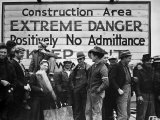Construction Area: Extreme Danger, Positively No Admittance, Keep Out, at Grand Coulee Dam