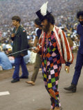 Paul Foster Walking During the Woodstock Music and Art Festival