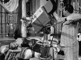 Gloria Pall, in Sexy Outfits and Poses, During TV Show, Voluptua, Living Goddess of Love