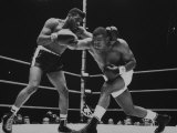Floyd Patterson, and Sonny Liston During Championship Fight in Won by Liston in 1 1/2 Minutes