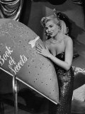Gloria Pall, in Sexy Outfits and Poses, During TV Show, Voluptua, Living Goddess of Love