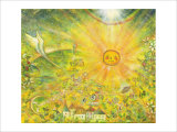 Keep the Sun in Your Mind in Gold Color