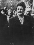 Young Hungarian Singing Patriotic Song in an Effort to Obtain UN Help During Revolution