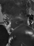 Pro Boxer Floyd Patterson Showing His Peek-A-Boo Style of Boxing