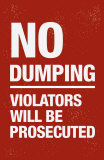 No Dumping