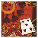 Five of Spades Poker Poster