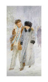 Lovers in a Snowstorm