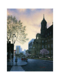 Sunrise in Old Montreal