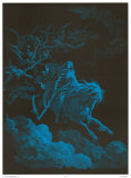 Death Rides a Pale Horse Blacklight Poster