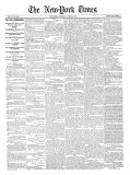 New York Times, April 13, 1861: War Commenced, The First Gun Fired