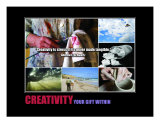 Inspirational-Motivational: Creativity Collage
