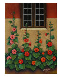 Hollyhocks