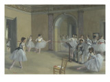 The Dance Foyer at the Opera of the Rue Le Peletier