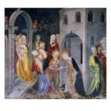 Scenes from the Life of Saint John the Baptist, Mary Taking Leave of Elizabeth and Zacharias