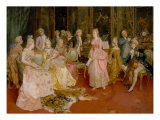 Buy Concert at the Time of Mozart, 1853 at AllPosters.com
