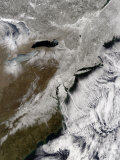 Snow across the Northeastern United States