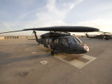 Buy UH-60 Blackhawk Medivac Helicopter Sits on the Flight Deck at Camp Warhorse at AllPosters.com
