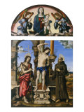 Buy Saints John the Baptist Sebastian Francis and Madonna and Child or Pala Lomellini at AllPosters.com