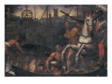 Buy Return of the Fleet of the Order from the Battle of Lepanto, 1604 at AllPosters.com