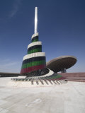 Flagpole Covered in Plates of Murano Glass Next to the Monument to the Unknown Soldier