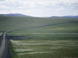 Buy Dempster Highway Passing Through Gentle Yukon Landscape, Dempster Highway, Yukon Territory, Canada at AllPosters.com