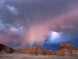 Buy Storm Approaches Tohachi Canyon, Navajo Indian Reservation, Painted Desert, Arizona at AllPosters.com