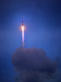 Apollo 11 Begins its Flight to the Moon on July 16, 1969, Kennedy Space Center, Florida, USA