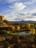 Buy Peaceful Landscape Stretches to the Horizon, Santa Fe, New Mexico, USA at AllPosters.com