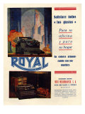 Buy Royal, Magazine Advertisement, Spain, 1950 at AllPosters.com