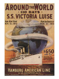 Hamburg American Line, Magazine Plate, USA, 1912