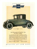 Chevrolet, Magazine Advertisement, USA, 1925