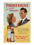 Buy Phosferine, Magazine Advertisement, UK, 1950 at AllPosters.com