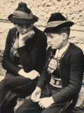 Two Children in Traditional Costume