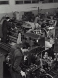 Ferrari Factory, Workers Operating Machines