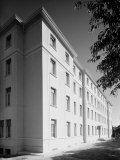 Italian Red Cross Boarding School for Professional Nurses, Detail of a Hospital Facade