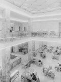 Buy Inside View of the Banca Nazionale Del Lavoro, Bank Headquarters in Genoa at AllPosters.com