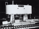 Machinery Used for Bottling Moretti Beer at the Guerzoni Company of Bologna