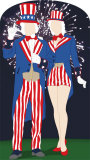 Aunt and Uncle Sam Stand-In