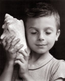 Buy Child with Seashell at AllPosters.com