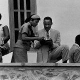 Buy Civil Rights Leader Rev. Martin Luther King Jr. and Wife Visiting Ghanain Independence Ceremonies at AllPosters.com
