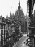 Buy View of the Landscape of Milan with the Cathedral Dominating the Background at AllPosters.com