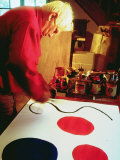 Buy Sculptor Alexander Calder Working on Design for a Mobile at His Home in France at AllPosters.com