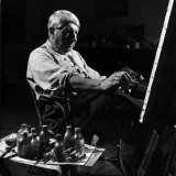 Buy Italian Painter Giorgio De Chirico at Work in His Studio at AllPosters.com