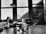 Decorated Tchambul Skull for a Museum Specimen, Anthropologist Margaret Mead at Work