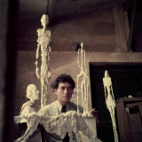 Buy Portrait of Alberto Giacometti in His Studio at AllPosters.com