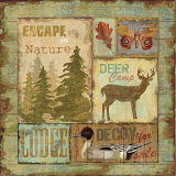 Vintage Outdoors I Art Print