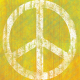 Yellow Peace Art Print