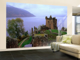 Castle Urquhart Overlooking Loch Ness, Loch Ness, United Kingdom