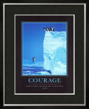 Courage Framed Art Print